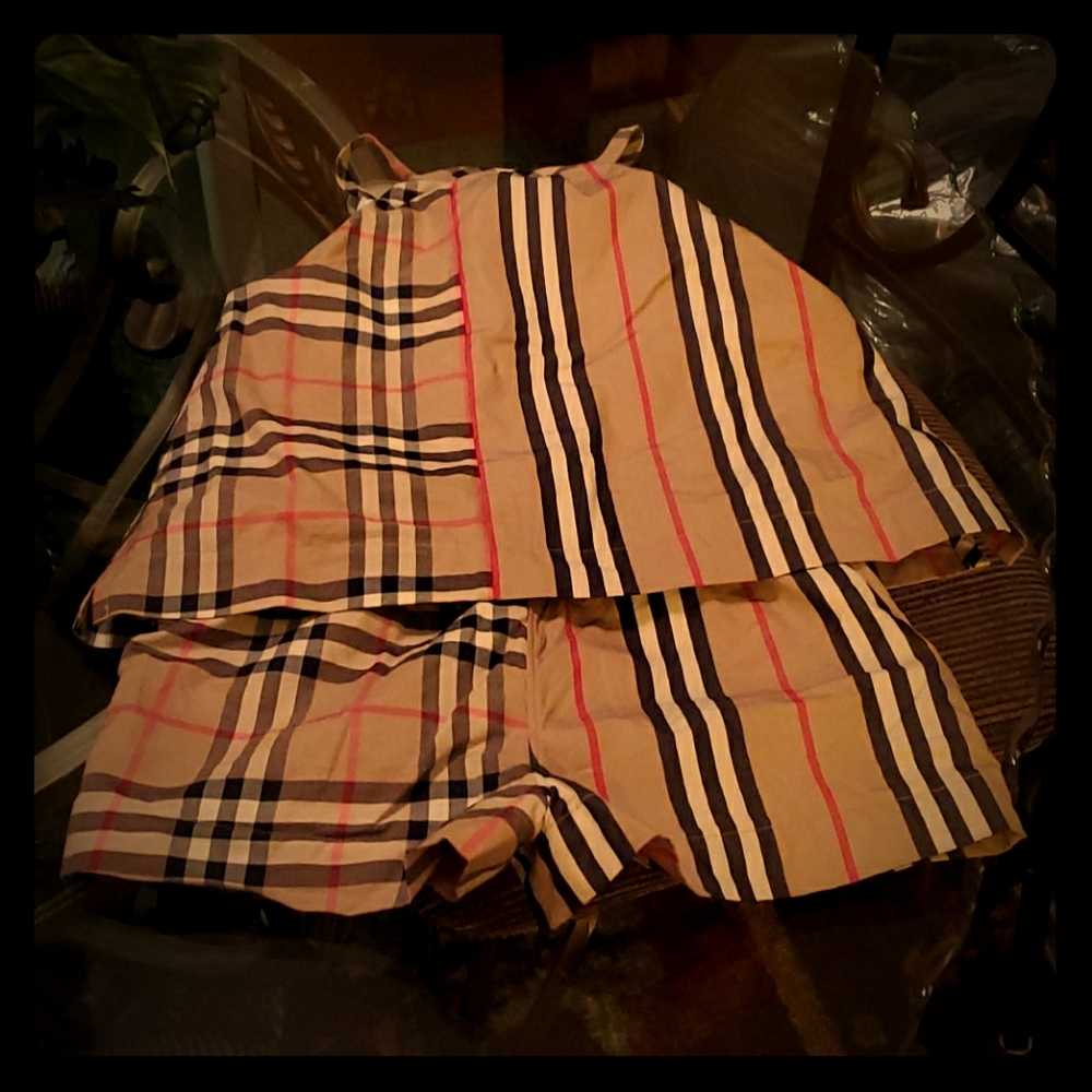 Toddler Burberry one piece outfit